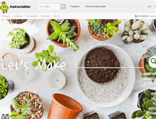 Tablet Screenshot of instructables.com